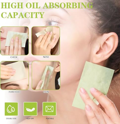 Oil Blotting Papers for Face - 700 Sheets Portable