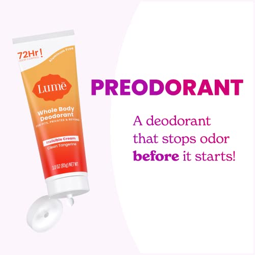 Lume Whole Body Deodorant Cream - 72 Hour Odor Control