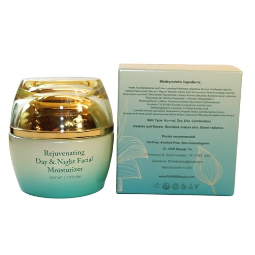 Dr.?NAR Vegan Face Moisturizer ? Clean Anti-Aging Cream with Bakuchiol, Niacinamide, Vitamin?C & Hyaluronic Acid ? Hydrating, Brightening & Firming for Sensitive Skin, 1.7 oz