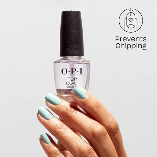 OPI Nail Lacquer Top Coat - Clear, Quick-Drying, Chip-Resistant Finish