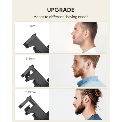 14-in-1 Adjustable Guards Comb Compatible with O Blade QP2724 QP2834 QP2520/30 QP2620/30, Lengths from 0.4-10mm, with Skin Protector, Body Comb for Hybrid Electric Trimmer Attachments