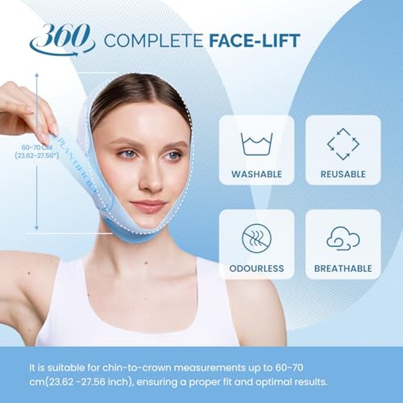 Adjustable Chin Strap for Face Contouring - Reusable V-Line Mask