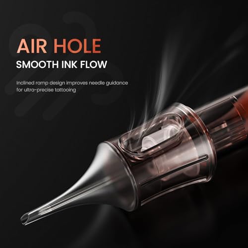 1207RL Round Liner Tattoo Needle Cartridges - 20 Pack