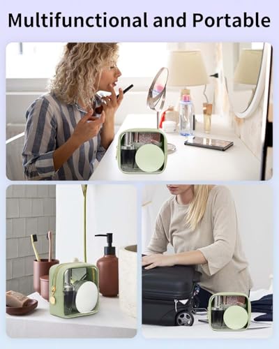 Clear Makeup Bag Mini - Transparent Cosmetic Organizer Pouch