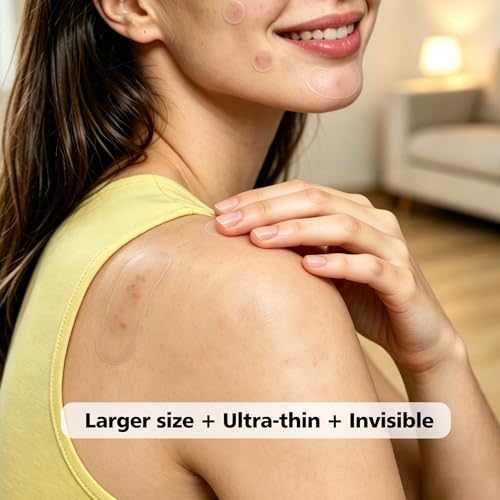 Dr.patch 563 Count Hydrocolloid Acne Patches for Face & Body - Invisible, Large & Small Sizes, Pack of 1