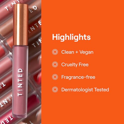 Live Tinted Huelip Liquid Lip Crème - Weightless, Long-Lasting Liquid Lip with Hyaluronic Acid and Jojoba Oil For a Soft, Comfortable, Moisturized Finish - 0.09 fl oz - Taupe