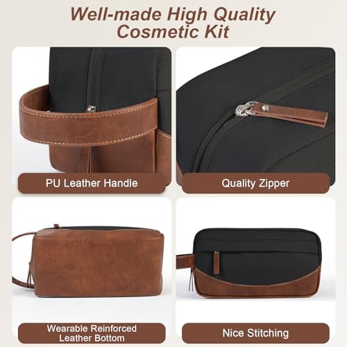 Travel Toiletry Bag for Men | Hanging Dopp Kit | Water Resistant