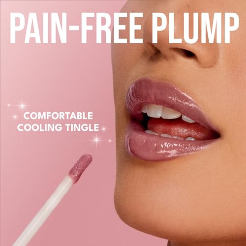 BUXOM Full-On Plumping Lip Polish, Tinted Lip Plumper Gloss with Peptides & Vitamin E, High-Shine Lip Gloss that Nourishes, Vegan, AI 3 Piece Set (Mini Brandi, Filler, Rose Julep)