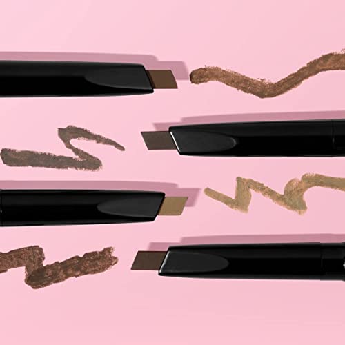 Wet n Wild Ultimate Eyebrow Pencil - Medium Brown, Dual-Sided Brow Brush, Fine Tip, Retractable, 1 Count