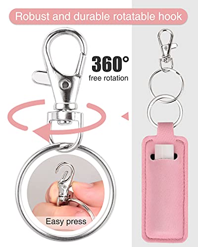 Chapstick Holder Keychain - Lip Balm Sleeve Pouch