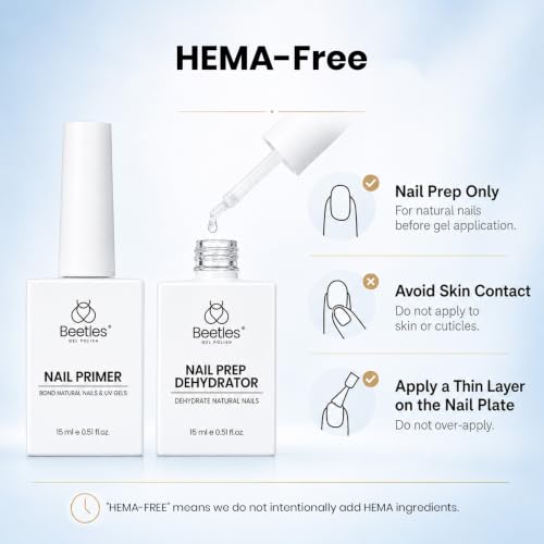 Beetles Nail Dehydrator & Primer Set 2Pc 15ml | Hema-Free