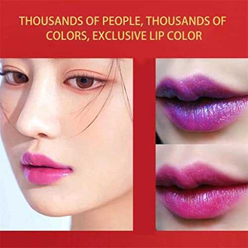 Long-Lasting Moisturizing Lipstick, Magical Discoloration Blue-Rose Temperature Changing Blue Lipstick, With Flash Long-lasting (3Pcs)