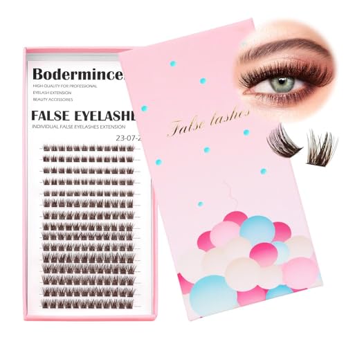 D Curl Cluster Lashes 180pc Black Eyelash Extensions