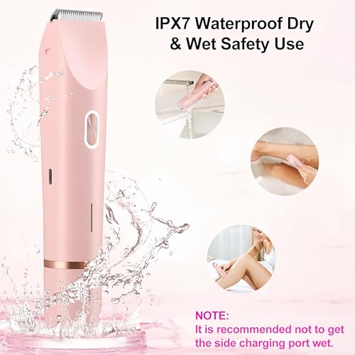 2-in-1 Electric Shaver for Women - Rechargeable Body & Face Razor