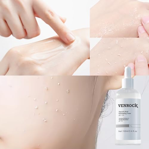 7% Glycolic Acid Exfoliating Toner, Exfoliating Facial Toner, Pore Minimizing Toner, Smooth Skin, Even Tone, Hydrating Formula