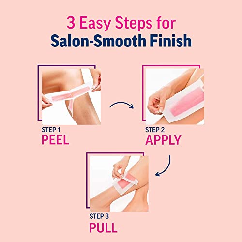Veet Full Body Waxing Kit for Dry Skin, 20 Strips