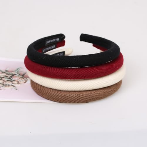 Lvyeer Thin Padded Headband for Women Soft Non Slip Cute Padded headbands for Women Hair Accessories