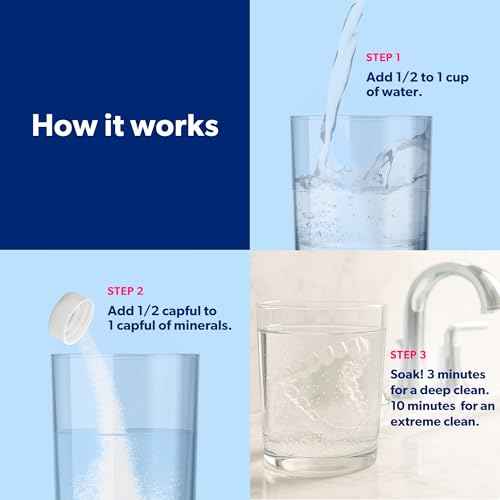 EverSmile AllClean Minerals ? Deep Cleaner for Retainers, Clear Aligners, Invisalign, Dentures, Night & Mouth Guards ? Removes Stains, Odors & Plaque in 3-Minutes ? Up to 120 Uses (300g), 2 Pack