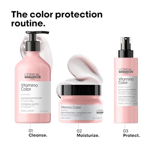 L'Or?al Professionnel Vitamino Color Hair Mask - Protects & Preserves Hair Color, Enhances Shine & Vibrancy, Moisturizes & Detangles