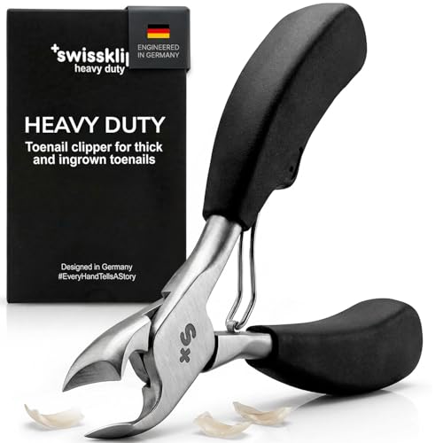 Heavy Duty Toenail Clippers for Thick Nails – Swissker Ergonomic Long Handle Cutter