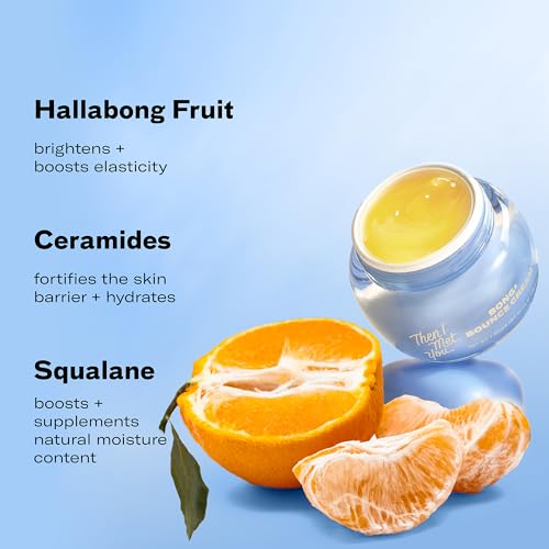 Then I Met You Bong©÷ Bounce Cream, Allure Best of Beauty 2025, Lightweight Gel Cream Barrier Moisturizer with Omega-3 Fatty Acids, and Ceramides, Cruelty-Free, Hydration for Oily Skin, 1.69 fl oz