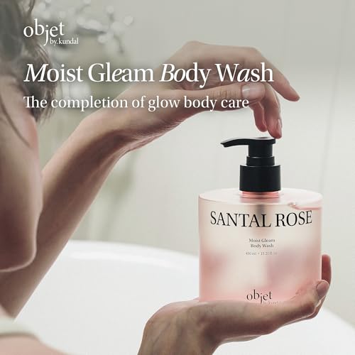 KUNDAL Moist Gleam K-Beauty Body Wash with Resveratrol, 15.21 Fl Oz