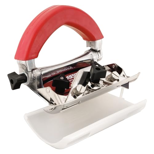ROBERTS Sheet Goods and Carpet Trimmer with Anti-Friction Boot, Adjustable Handle and 2 Hook Blades