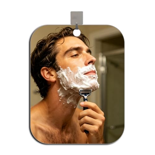 Fogless Shower Mirror 7.25" x 5" Shatterproof Acrylic