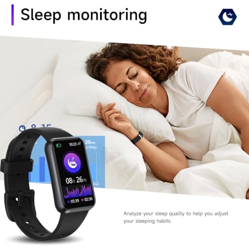 Fitness Tracker with Heart Rate, Blood Oxygen & Sleep Monitor