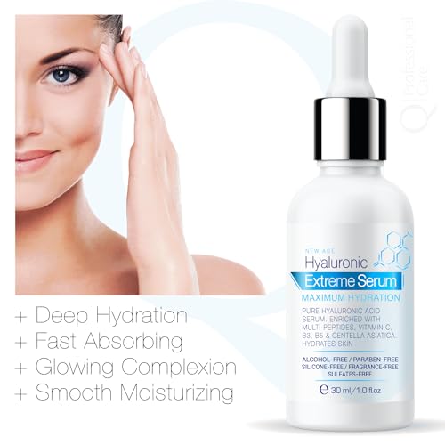 Serum for Face | Hyaluronic Acid | Vitamin C | Microneedling | HCA | Multi-Peptides, Vitamins B5, B3, Niacinamide & Centella Asiatica | Alcohol free, Fragrance-Free