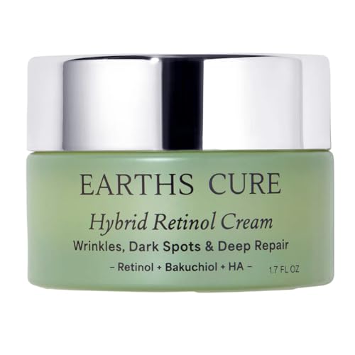 Hybrid Retinol Cream, Retinol & Hyaluronic Acid - Anti-Aging Face Moisturizer, Firming - Made in USA, Night Cream for Face - 1.7 fl.oz.