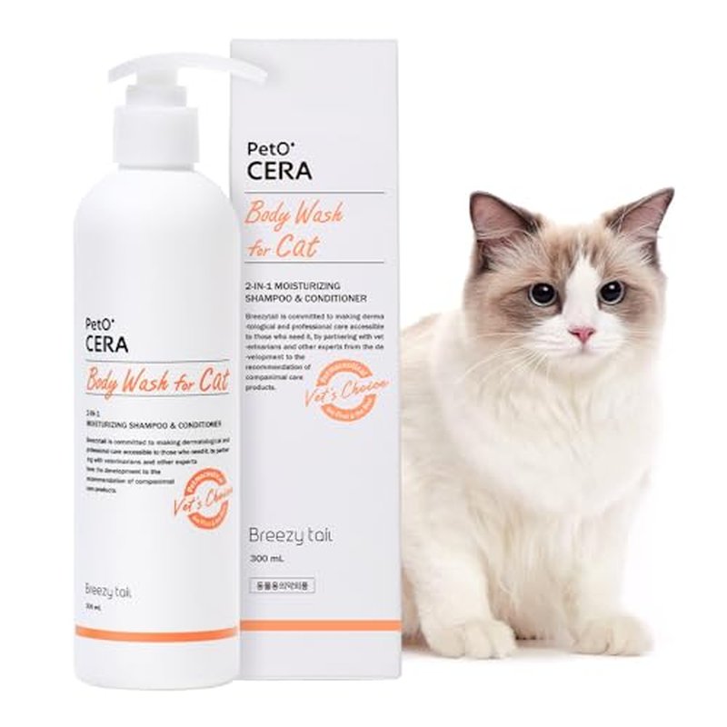 Breezytail All-in-One Cat Shampoo & Conditioner - 10.1oz
