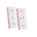 6 Pack Multicolor Bindi Set - Crystal Rhinestone Designs