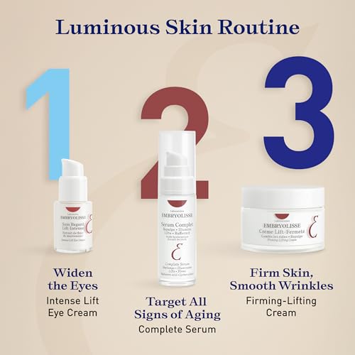 Embryolisse Firming-Lifting Face Moisturizer. Advanced Anti-Aging Lifting Cream With Hyaluronic Acid for Dry Mature Skin. Facial Firming Cream With Hyaluronic Acid - 1.69 Fl Oz