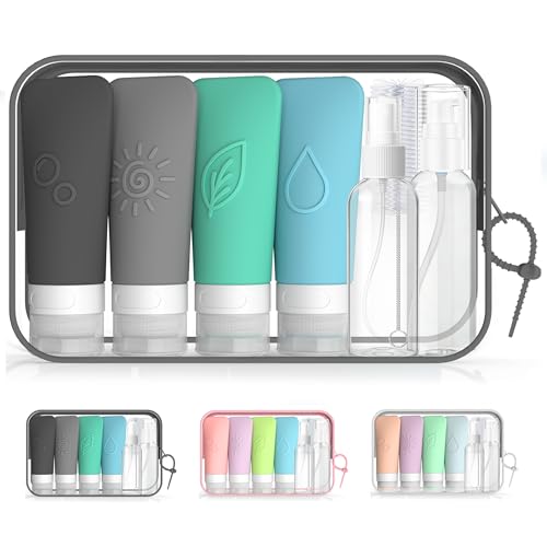 16-Piece TSA Approved Leakproof Travel Bottles Set with Bag