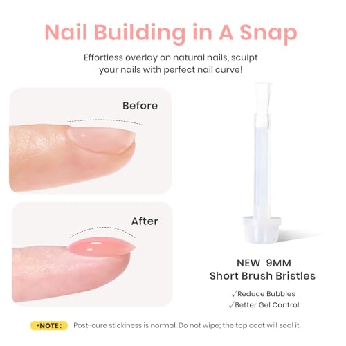 Beetles HEMA-Free Nude Pink Builder Gel for Nails - 15ml BIAB Extension Gel