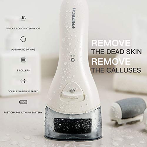Rechargeable Electric Callus Remover for Feet - Waterproof Pedi Tool