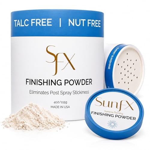 SunFX Setting Powder - Talc-Free Spray Tan Finishing Veil, 4oz