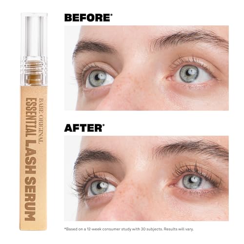 Babe Original Lash Serum 1mL Starter Pack - 2 Pack for Fuller, Longer Eyelashes & Brows - Vegan, Cruelty-Free