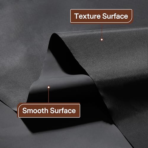 Reusable Massage Table Sheets, 87" x 51" Waterproof Massage Bed Cover PVC Wax Mat Pad Esthetician Bed Covers for Therapy Tattoo Beauty Salon SPA (Black 2pcs)