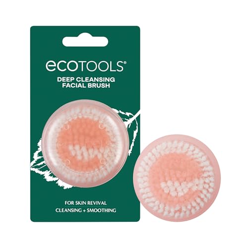 EcoTools Deep Cleansing Facial Brush Set - 3 Count, Exfoliating & Gentle Skin Care