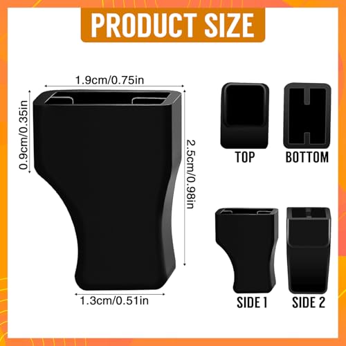 30 Pack Coffee Syrup Pump Tip Covers Black Silicone Replaces Pump Caps