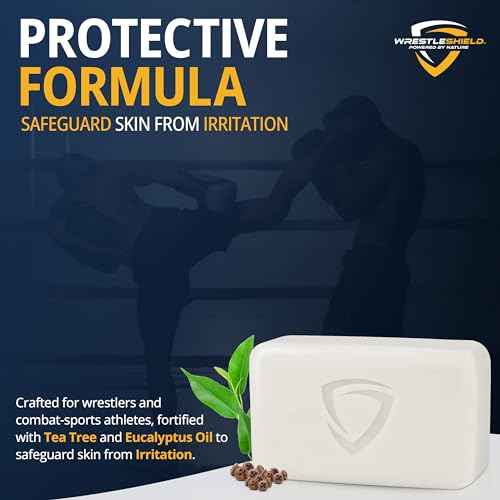 Bar Soap for Men & Women 2 Pack Deep Cleansing, Moisturizing & Odor Defense Soap Bars | Advanced Tea Tree & Eucalyptus Formula Body Soap Bar for Wrestlers, Athletes & Sports Enthusiasts