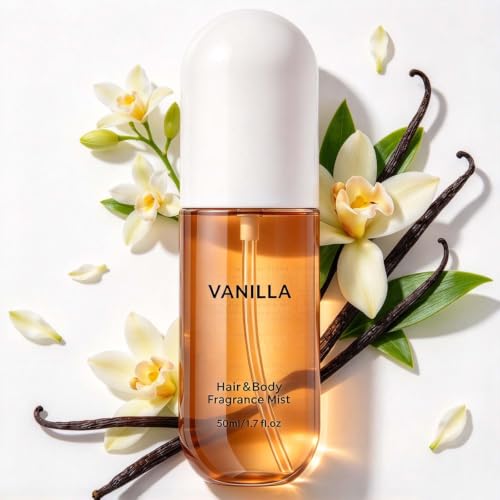KYDA Vanilla Hair Perfume Mist - Long-Lasting Women’s Fragrance & Hair & Body Spray