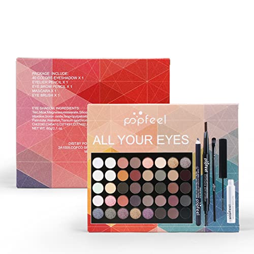 All-in-One Makeup Kit for Beginners | Eyeshadow, Mascara, Brushes