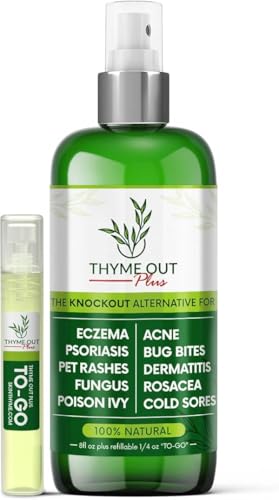 Thyme Out Natural Skin Relief Spray for Eczema, Acne & Irritation
