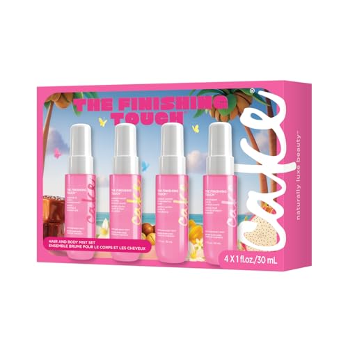 Cake Beauty Hair & Body Mist Gift Set - 4 x 30mL Travel Size