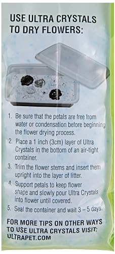 Ultra Fresh Micro Crystals Cat Litter (5lb): Silica Gel Crystal Cat Litter, Summer Breeze Scent, Soft-on-Paws, Lightweight, Superior Odor Control, Low Dust