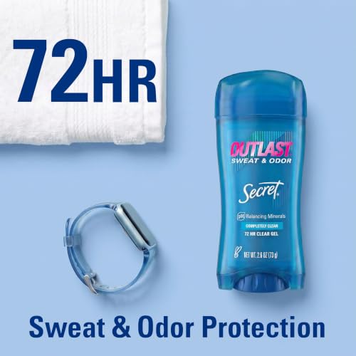 Secret Outlast Antiperspirant Deodorant for Women, 72hr Protection