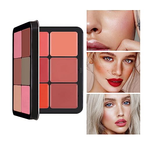 MeiPlumLai 12-Color Concealer & Blush Palette - Full Coverage Face Makeup